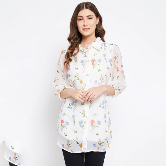 https://hypepulse.in/vi/products/white-blue-shirt-collar-floral-printed-tunic