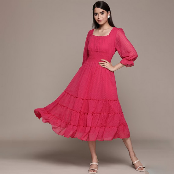 https://hypepulse.in/products/solid-chiffon-smocked-tiered-midi-dress