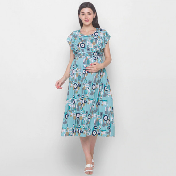 https://hypepulse.in/products/blue-floral-maternity-midi-dress