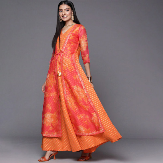 https://hypepulse.in/vi/products/orange-striped-ethnic-maxi-dress